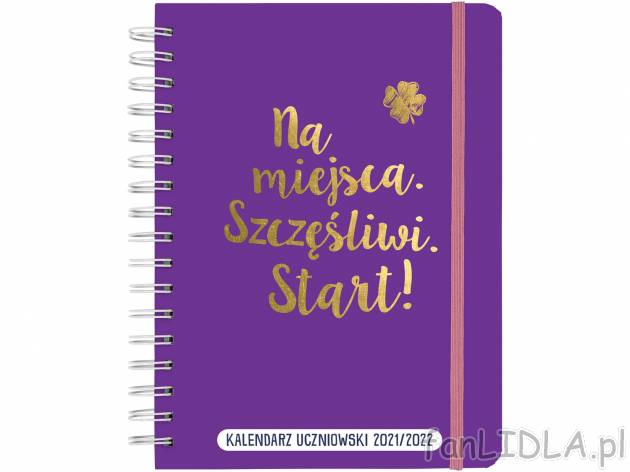 Kalendarz 2021/2022 , cena 14,99 PLN 
różne wzory 
- 8 arkuszy z naklejkami
- ...