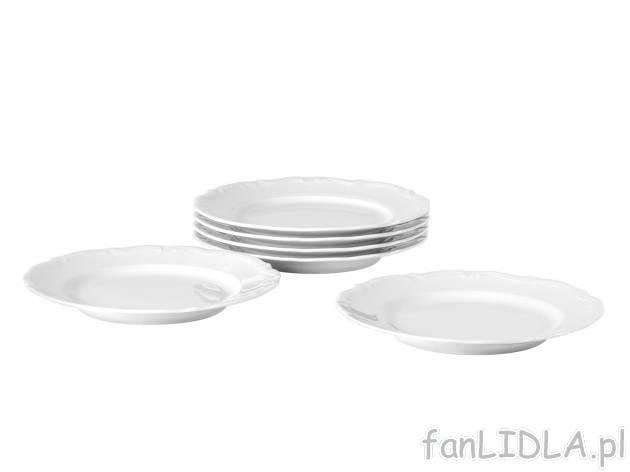 CHODZIEŻ Zestaw talerzy śniadaniowych Maria Teresa, 6 szt. Chodzież Porcelana, ...