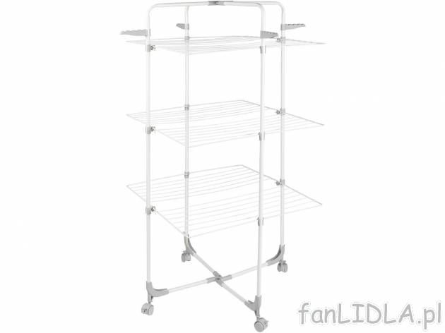 Suszarka na pranie wielopoziomowa AquaPur, cena 74,90 PLN 
- rozłożona: ok. 68 ...