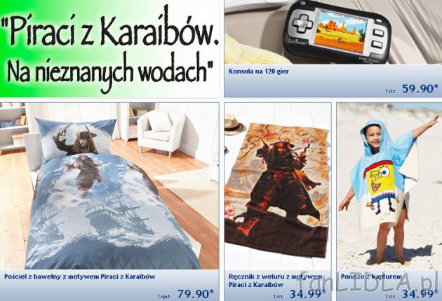 Piraci z Karaibów produkty z gazetki Lidl