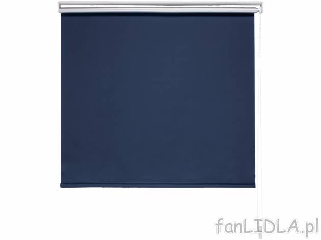 Roleta okienna , cena 39,99 PLN 
80 x 150 cm  
- tył odbijający światło z ...
