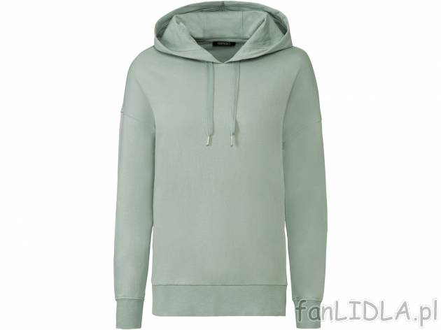 Bluza damska z biobawełną Esmara, cena 39,99 PLN 
- 80% biobawełny, 20% poliestru ...