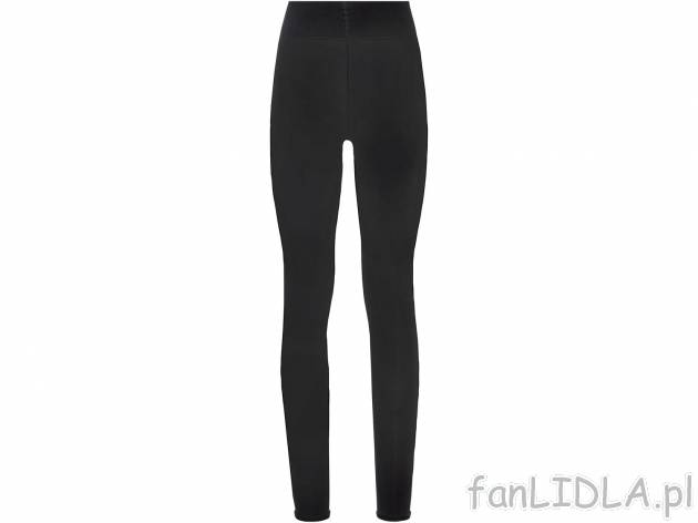 Legginsy damskie Esmara, cena 14,99 PLN 
- 94% poliamidu, 6% elastanu (LYCRA®)
- ...