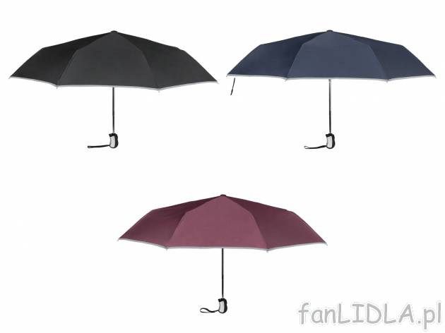 Parasol Topmove, cena 24,99 PLN 
3 kolory 
- dł. zamkniętego parasola: ok. 28,5 ...