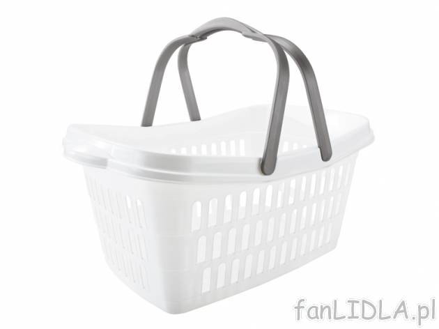 Kosz na pranie AquaPur, cena 19,99 PLN za 1 szt. 
- pojemność: ok. 35 l 
- 3 kolory ...