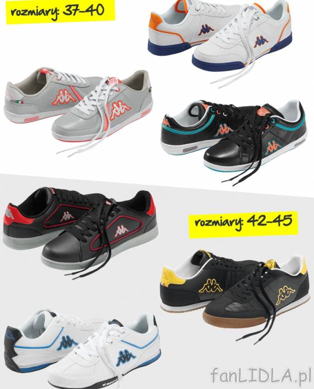 Buty KAPPA , cena 69,00 PLN za 1 para 
- do wyboru:
3 wzory damskie
3 wzory męskie
 
- ...