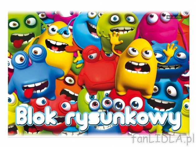 Blok , cena 1,39 PLN za 1 szt. 
- do wyboru:
 rysunkowy- 20 kartek A4
 techniczny- ...