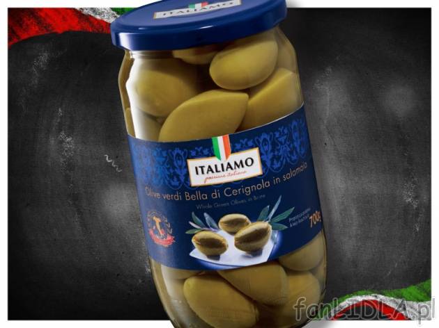 Oliwki Bella di Cerignola , cena 7,99 PLN za 700 g, 1kg=19,02 wg wagi odcieku PLN. ...