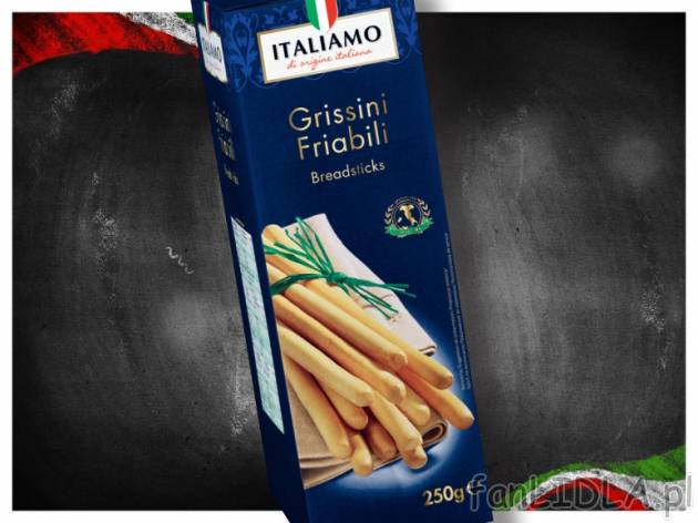 Paluszki Grissini , cena 4,99 PLN za 250 g, 100g=2,00 PLN. 
- Paluszki pszenne ...