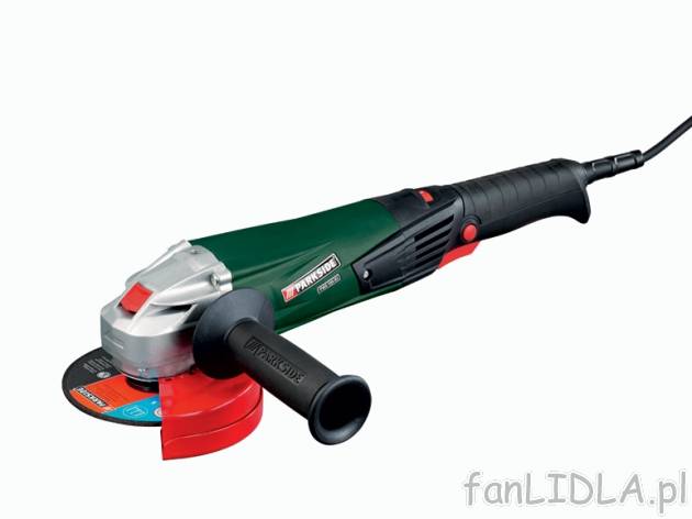 Szlifierka kątowa 1200 W - HIT cenowy Parkside, cena 111,00 PLN za 1 opak. 
- do ...