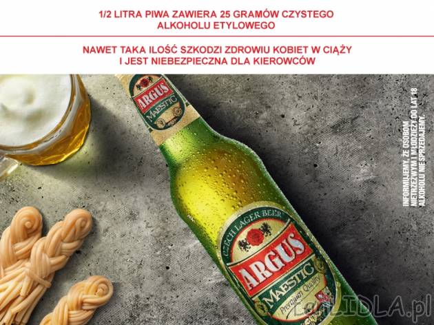 Argus Maestic - HIT CENOWY , cena 2,29 PLN za 500 ML, 1L=4,58 PLN.