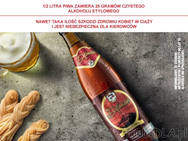 Demon półciemne , cena 2,49 PLN za 500 ml, 1L=4,98 PLN.