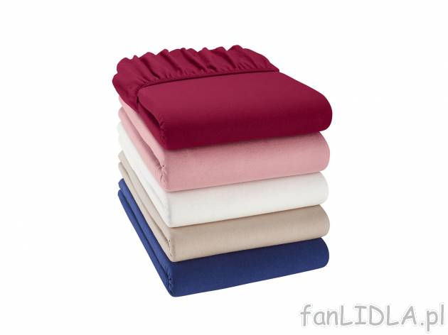 Prześcieradło z jerseyu z gumką 90-100 x 200 cm , prezzo 24,99 € per 1 szt. ...