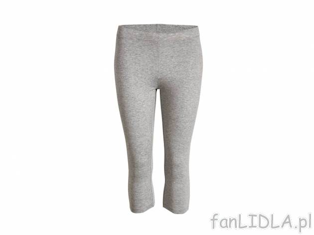 Legginsy o długości nogawki 3/4, cena 19,99 PLN. Wygodne legginsy pasująće do ...