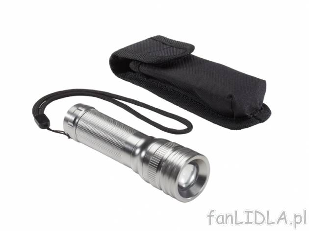 Latarka LED , cena 35,00 PLN za 1 szt. 
- obudowa z eloksowanego aluminium, odporna ...