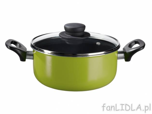 Aluminiowy garnek 20cm Ernesto, cena 0,00 PLN za 
- średnica 20 cm 
- szklana pokrywka ...