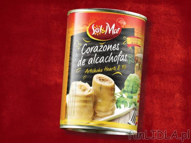 Karczochy , cena 7,99 PLN za 390 g/1 opak., 1 kg=33,29 wg wagi odcieku PLN. 
- Doskonałe, ...