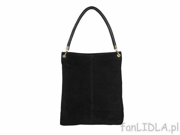 Skórzana torba typu „Shopper“ , w cenie 159,00 zł.
- wewnątrz kieszeń na ...