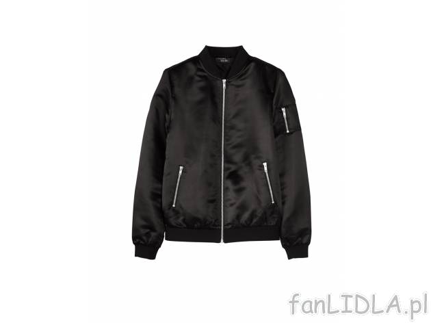 Kurtka typu Bomber w cenie 85,00 zł. Bardzo modny krój. Ściągacze na rękawach ...