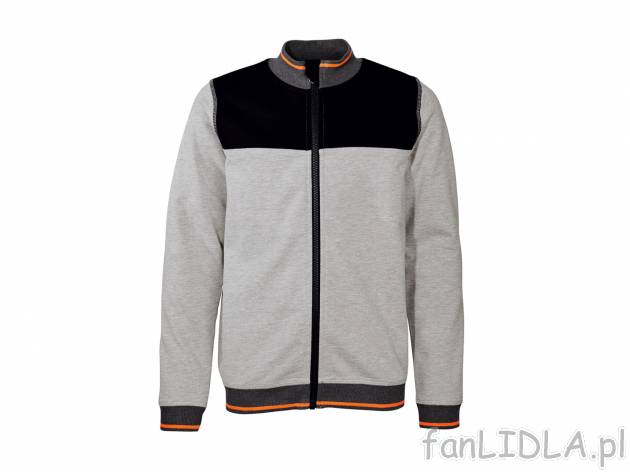 Bluza chłopięca , cena 39,99 PLN. Bluza zapinana na zamek, ze ściągaczami w ...