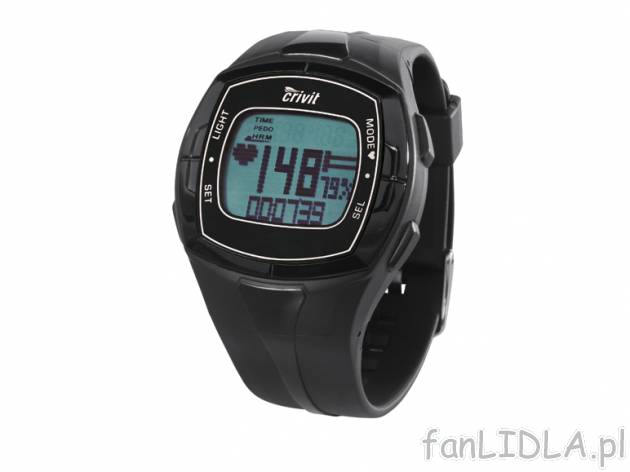 Pulsometr bezprzewodowy Crivit Sports, cena 89,90 PLN za 1 szt. 
- trening progu ...