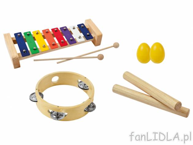 Komplet instrumentów muzycznych , cena 49,99 PLN 
- wspiera przez zabawę rozwój ...
