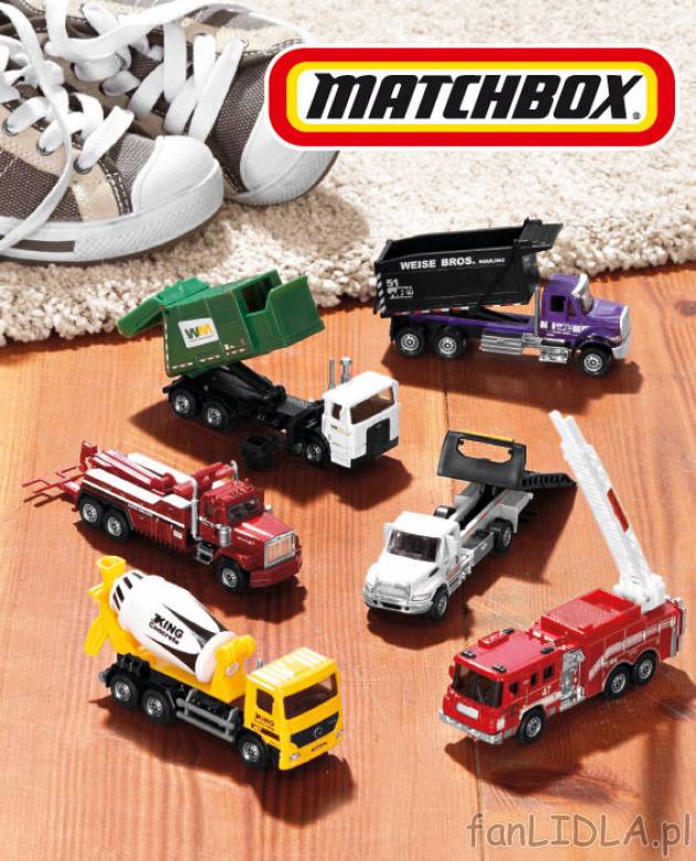 Samochodzik Matchbox, cena 19,99PLN
- ruchome elementy
- różne wzory