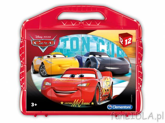 Klocki-puzzle w walizce , cena 14,99 PLN