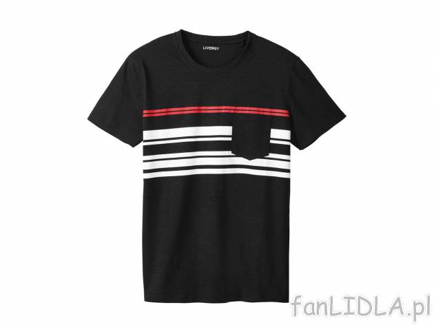 T-shirt , cena 19,99 PLN. T-shirt z okrągłym dekoltem i małą kieszonką na piersi. ...