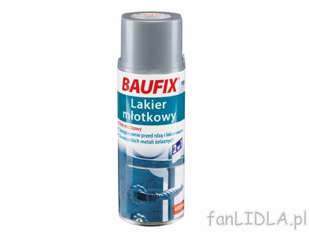 Lakier młotkowy , cena 14,99 PLN za 1 opak. 
- różne rodzaje 
- 400 ml=1 opak.
 ...