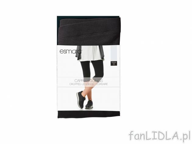 Legginsy 3/4 , cena 19,99 PLN 
- rozmiary: L-XXL
- 2 kolory
- 95% bawełna, 5% ...