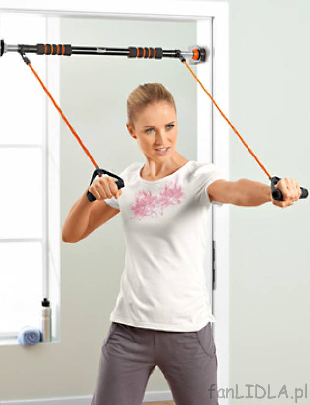 Drążek treningowy. taśmy fitness o długości ok. 65 cm, max. 100 kg
