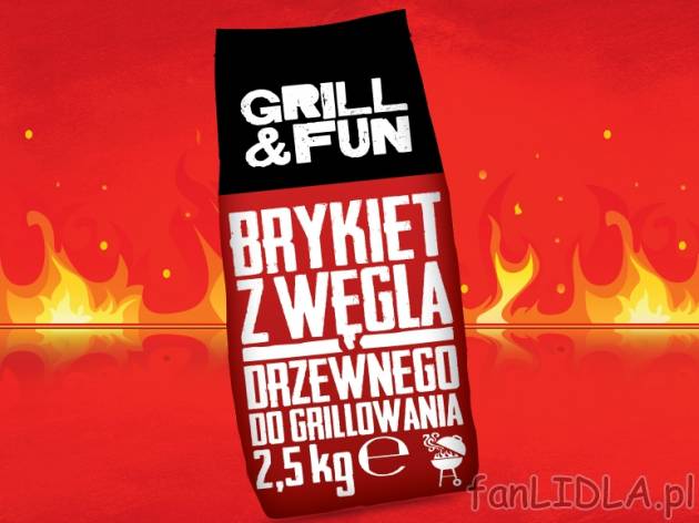 Brykiet z węgla drzewnego , cena 4,79 PLN za 2.5 kg, 1kg=1,92 PLN. 
- Brykiet ...