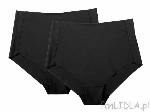 Majtki modelujące z wysokim stanem, 2 pary , cena 22,99 PLN. Majtki dostępne w ...