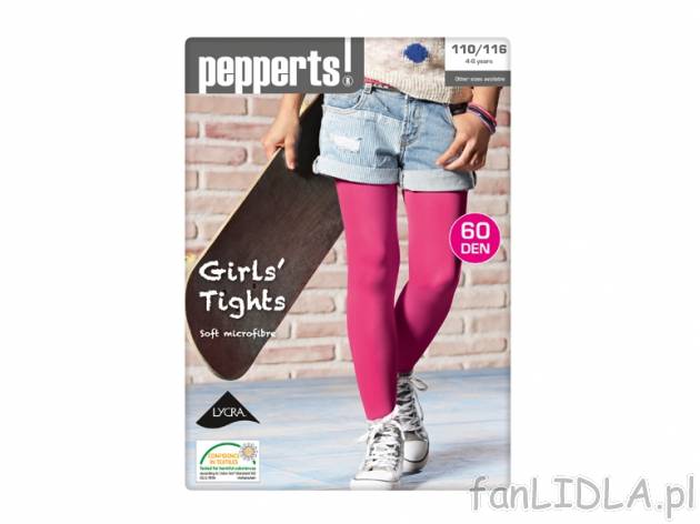 Legginsy lub rajstopy Pepperts, cena 6,99 PLN za 1 szt. 
- 3 wzory 
- rozmiary: ...