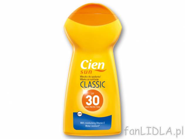 CIEN Mleczko do opalania z SPF30 , cena 14,99 PLN