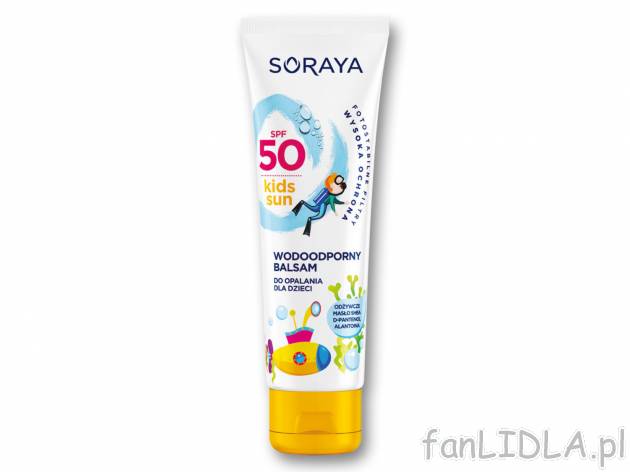 SORAYA SUN Ochronny balsam do opalania dla dzieci SPF 50 , cena 26,99 PLN 
Oferta ...