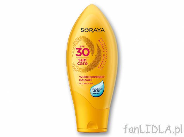 SORAYA SUN Ochronny balsam do opalania, SPF 30 , cena 23,99 PLN 
Oferta ważna ...