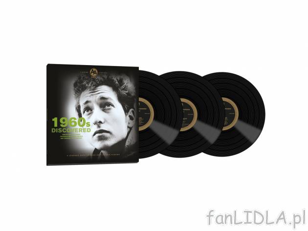 Kolekcja 3 płyt winylowych ,,Discovered 1960s&quot; , cena 89,90 PLN 
- wyprodukowane ...