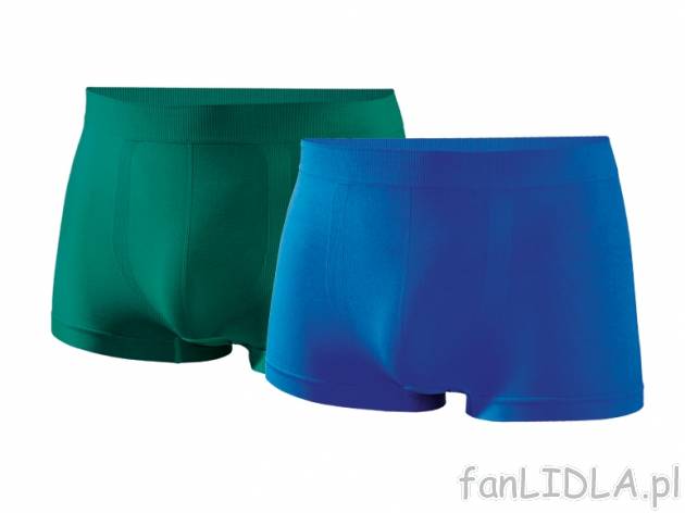 Bokserki seamless 2 szt. Livergy, cena 24,99 PLN za 1 opak. 
- 2 zestawy 
- rozmiary: ...