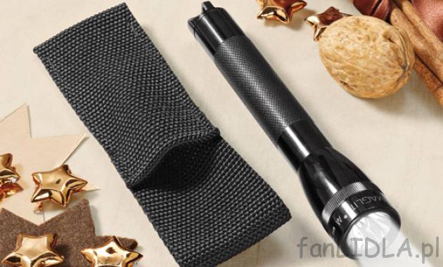 Latarka Maglite z Lidla. Cena 39,99PLN. kryptonowa. - Maglite
- z zapasową żarówką ...