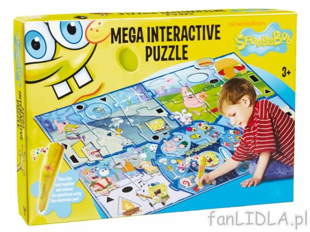 Interaktywne puzzle 24 części , cena 49,99 PLN za 1 opak. 
- pomagają poznać ...
