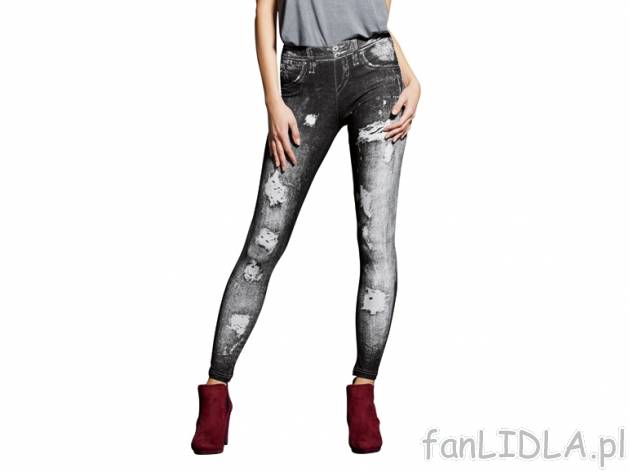 Legginsy Esmara, cena 19,99 PLN za 1 szt. 
- 2 wzory do wyboru 
- rozmiary: S-L ...