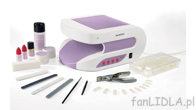 Zestaw do manicure i pedicure z lampą UV i tipsami, cena 149PLN
- urządzenie ...