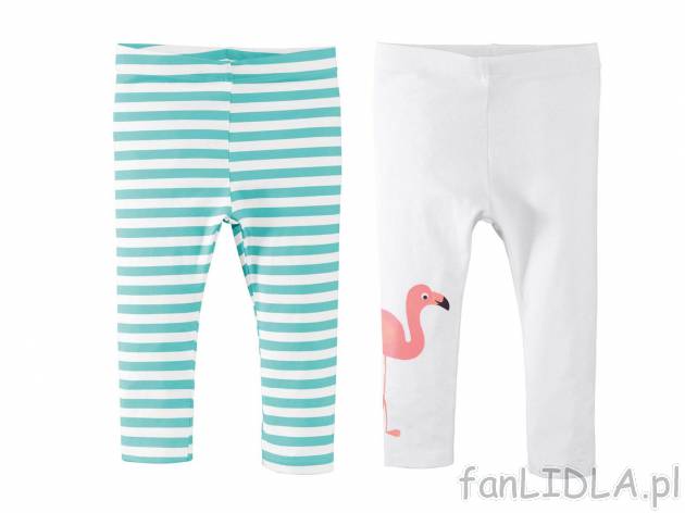 Legginsy, 2 pary , cena 14,99 PLN. Legginsy dziecięce, wygodne na każdą okazję, ...