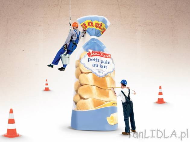 Bułki mleczne , cena 4,99 PLN za 420 g/1 opak., 1 kg=11,88 PLN. 
- Pyszne bułki ...