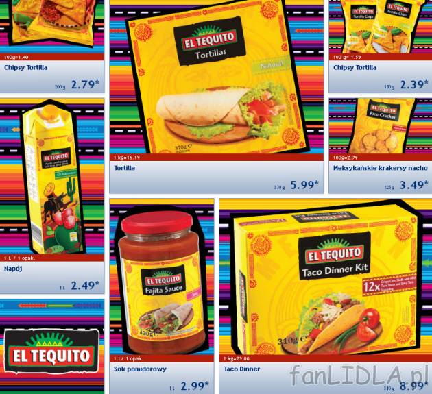 Chipsy Tortilla, tortille, Meksykańskie krakersy nacho, napój, sos pomidorowy, ...