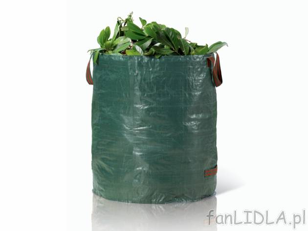 Worek ogrodowy Florabest, cena 15,99 PLN za 1 szt. 
- stabilny dzięki pierścieniowi ...