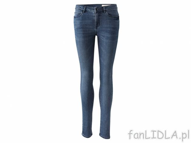 Jeansy Skinny Fit , cena 44,00 PLN. Jeansy dopasowane idealnie do sylwetki. 
- ...