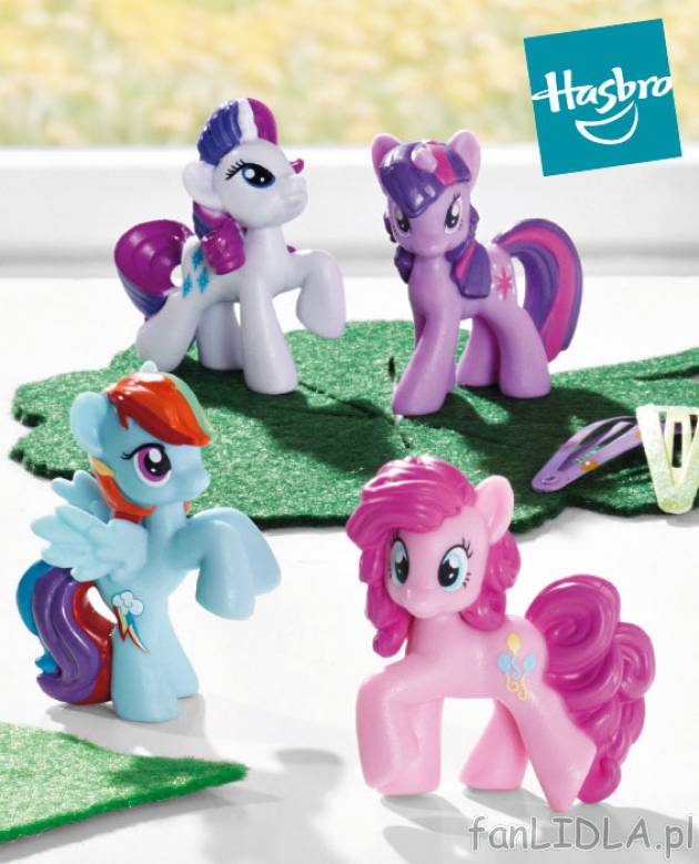 Zestaw My little Pony cena 34,99PLN
- w zestawie 4 koniki: Pinkie Pie, Twilight ...